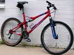 Gary Fisher full suspension mountain bike rental